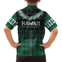 Rainbow Warriors Hawaii Palaka Family Matching Summer Maxi Dress and Hawaiian Shirt Maile Lei LT7 - Polynesian Pride