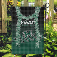 Rainbow Warriors Hawaii Palaka Garden Flag Maile Lei - Polynesian Pride