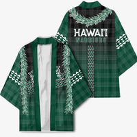 Rainbow Warriors Hawaii Palaka Kimono Maile Lei - Polynesian Pride