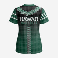 Rainbow Warriors Hawaii Palaka Scrub Top Maile Lei - Polynesian Pride