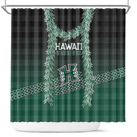Rainbow Warriors Hawaii Palaka Shower Curtain Maile Lei - Polynesian Pride