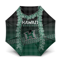 Rainbow Warriors Hawaii Palaka Umbrella Maile Lei - Polynesian Pride