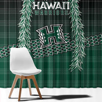 Rainbow Warriors Hawaii Palaka Window Curtain Maile Lei - Polynesian Pride