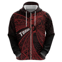 Tonga Independence Day Hoodie Tongatapu Lion Ngatu Motifs Black Ver. LT7 - Polynesian Pride