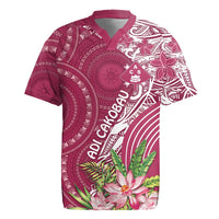 Fiji Adi Cakobau School Personalised Rugby Jersey Masi Tapa Mix Plumeria