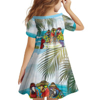 It's 5 o'clock Somewhere Family Matching Summer Maxi Dress and Hawaiian Shirt Beach Party - Polynesian Pride