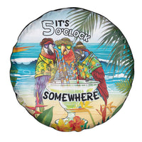 It's 5 o'clock Somewhere Spare Tire Cover Beach Party - Polynesian Pride