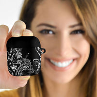 Aloha Hawaii Turtles Floral AirPods Case Obsidian Glaze