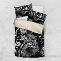 Aloha Hawaii Turtles Floral Bedding Set Obsidian Glaze