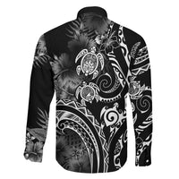 Aloha Hawaii Turtles Floral Family Matching Summer Maxi Dress and Hawaiian Shirt Obsidian Glaze