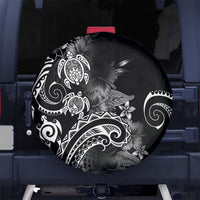 Aloha Hawaii Turtles Floral Spare Tire Cover Obsidian Glaze