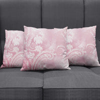 Aloha Hawaii Turtles Floral Pillow Cover Pink Marbles Glaze