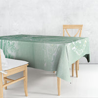 Aloha Hawaii Turtles Floral Tablecloth Seafoam Marbles Glaze LT7 - Polynesian Pride