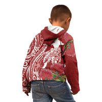 Personalised Hawaii Wahine Kid Hoodie Women's Day Ohia Lehua LT7 - Polynesian Pride