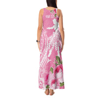 Personalised Hawaii Wahine Tank Maxi Dress Women's Day Maui Lokelani Roses LT7 - Polynesian Pride
