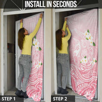 Guam Fishhook Mix Guasali Flowers Door Cover Dreaming Coral