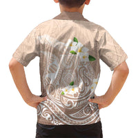 Guam Fishhook Mix Guasali Flowers Family Matching Puletasi and Hawaiian Shirt Dreaming Hazel LT7 - Polynesian Pride