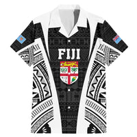 personalised-fiji-rugby-family-matching-mermaid-dress-and-hawaiian-shirt-2023-world-cup-history-makers-black-ver