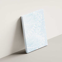 White Sunday Canvas Wall Art Plumeria Tatau Mix Tapa