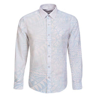 White Sunday Family Matching Puletasi and Hawaiian Shirt Plumeria Tatau Mix Tapa