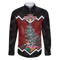 Personalised New Zealand Christmas Family Matching Tank Maxi Dress and Hawaiian Shirt Xmas Fern and Kiwi Birds