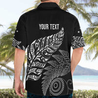 Aotearoa Personalized Lawn Bowls Maori Hawaiian Shirt New Zealand Black Tribal Silver Fern LT7 - Polynesian Pride