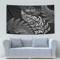Aotearoa Personalized Lawn Bowls Maori Tapestry New Zealand Black Tribal Silver Fern - Polynesian Pride