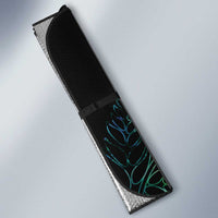 Aotearoa Personalized Lawn Bowls Maori Auto Sun Shade New Zealand Paua Shell Tribal Silver Fern - Polynesian Pride