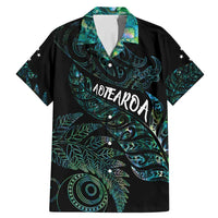 Aotearoa Personalized Lawn Bowls Maori Family Matching Mermaid Dress and Hawaiian Shirt New Zealand Paua Shell Tribal Silver Fern - Polynesian Pride