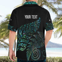 Aotearoa Personalized Lawn Bowls Maori Hawaiian Shirt New Zealand Paua Shell Tribal Silver Fern - Polynesian Pride