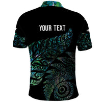 Aotearoa Personalized Lawn Bowls Maori Polo Shirt New Zealand Paua Shell Tribal Silver Fern LT7 - Polynesian Pride