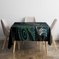 Aotearoa Personalized Lawn Bowls Maori Tablecloth New Zealand Paua Shell Tribal Silver Fern - Polynesian Pride