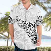 Aotearoa Personalized Lawn Bowls Maori Hawaiian Shirt New Zealand White Tribal Silver Fern LT7 - Polynesian Pride