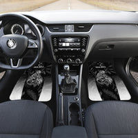 Personalised Maori Waitangi Car Mats New Zealand Silver Fern Mix Kowhai Flowers LT7 - Polynesian Pride