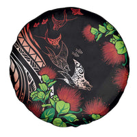 Aloha Hawaii Manta Rays Spare Tire Cover Red Ohia Lehua