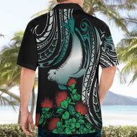 Aloha Hawaii Monk Seal Hawaiian Shirt Mix Ohia Lehua