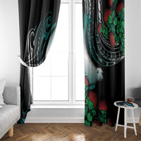 Aloha Hawaii Monk Seal Window Curtain Mix Ohia Lehua LT7 - Polynesian Pride