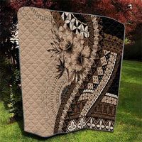 Bula Fiji Quilt Mocha Brown Kaivity Masi Tapa