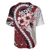 Bula Fiji Baseball Jersey White Kaivity Masi Tapa LT7 - Polynesian Pride