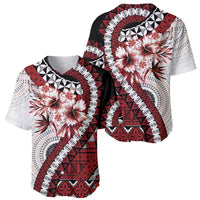 Bula Fiji Baseball Jersey White Kaivity Masi Tapa LT7 - Polynesian Pride