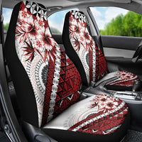 Bula Fiji Car Seat Cover White Kaivity Masi Tapa LT7 - Polynesian Pride