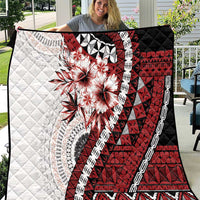 Bula Fiji Quilt White Kaivity Masi Tapa