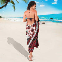 Bula Fiji Sarong White Kaivity Masi Tapa LT7 - Polynesian Pride
