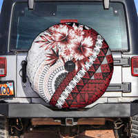 Bula Fiji Spare Tire Cover White Kaivity Masi Tapa LT7 White - Polynesian Pride