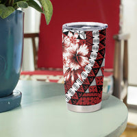 Bula Fiji Tumbler Cup White Kaivity Masi Tapa LT7 - Polynesian Pride