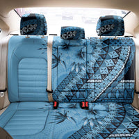 Bula Fiji Back Car Seat Cover Turquoise Kaivity Masi Tapa LT7 - Polynesian Pride