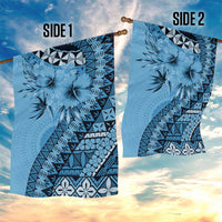 Bula Fiji Garden Flag Turquoise Kaivity Masi Tapa LT7 - Polynesian Pride