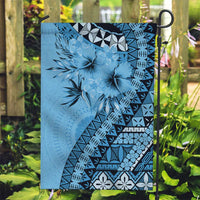 Bula Fiji Garden Flag Turquoise Kaivity Masi Tapa LT7 Garden Flag Turquoise - Polynesian Pride