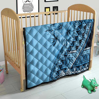 Bula Fiji Quilt Turquoise Kaivity Masi Tapa LT7 - Polynesian Pride