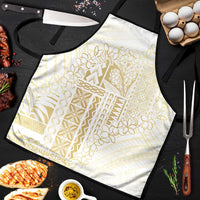 Samoa Lotu Tamaiti Mamanu Siapo Apron Golden Plumeria - Polynesian Pride